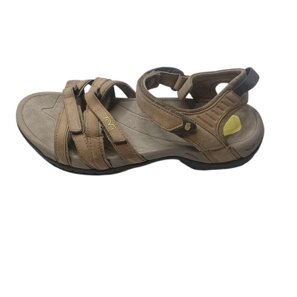 Teva Tirra Sandals Womens 10 Tan Leather Athletic Hiking Strappy 4177